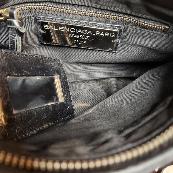 Black Balen☆ciaga Leather Women's Bag #TY - Picture 2 of 8